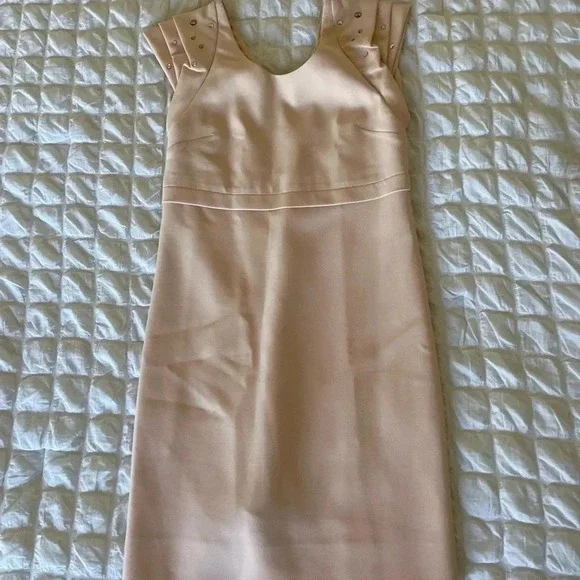 Maje pink blush diamante Rosita shift dress - Picture 5 of 11